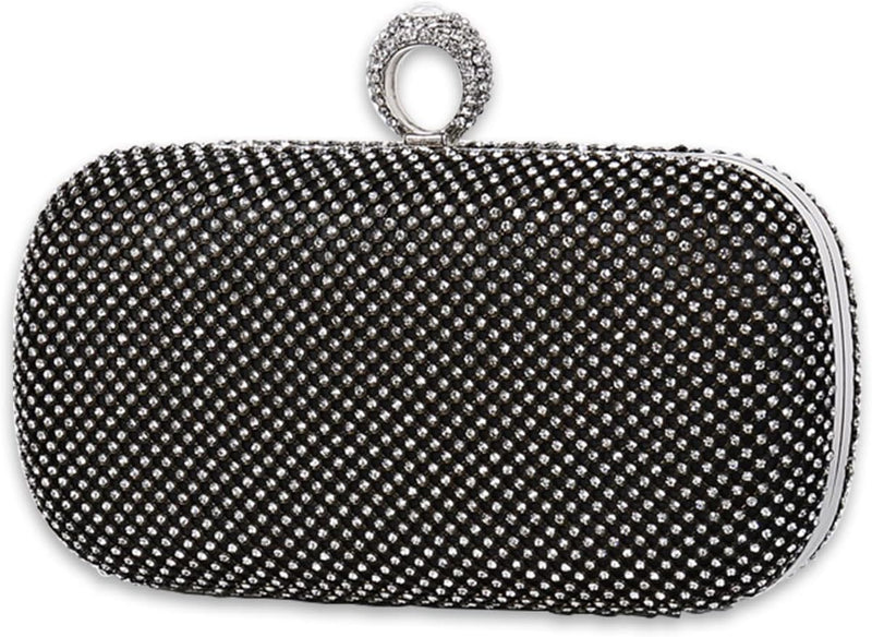 CORIOS Damen Abendtasche Strass Handtasche Damen Glitzer Clutch Strasssteine Schultertasche Braut Ha