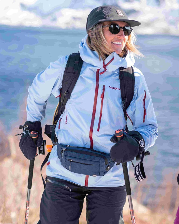 WATERFLY Bauchtasche Hüfttasche Herren Damen: Klein Gürteltasche Sport Bum Hip Bag Männer Frauen Wai