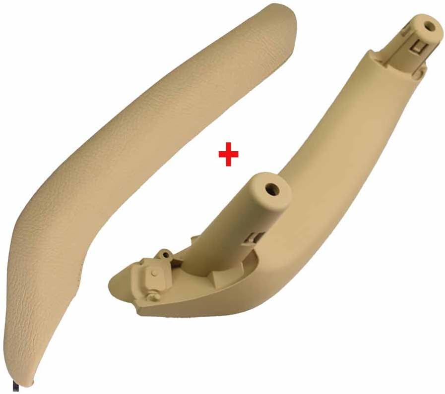 Hacreyatu Beige Leder Türgriff Links Rechts Innengriff Für B-MW X3 X4 F25 F26 2010-2016 (1 x Rechts)