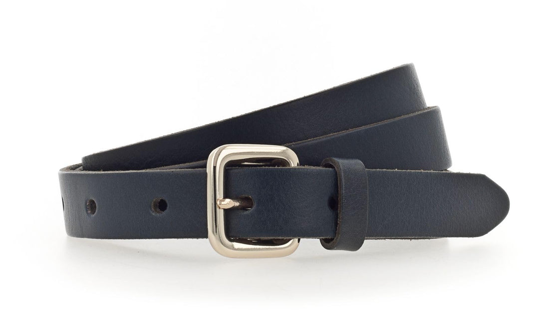 Vanzetti 20mm Leather Belt W90 Marine