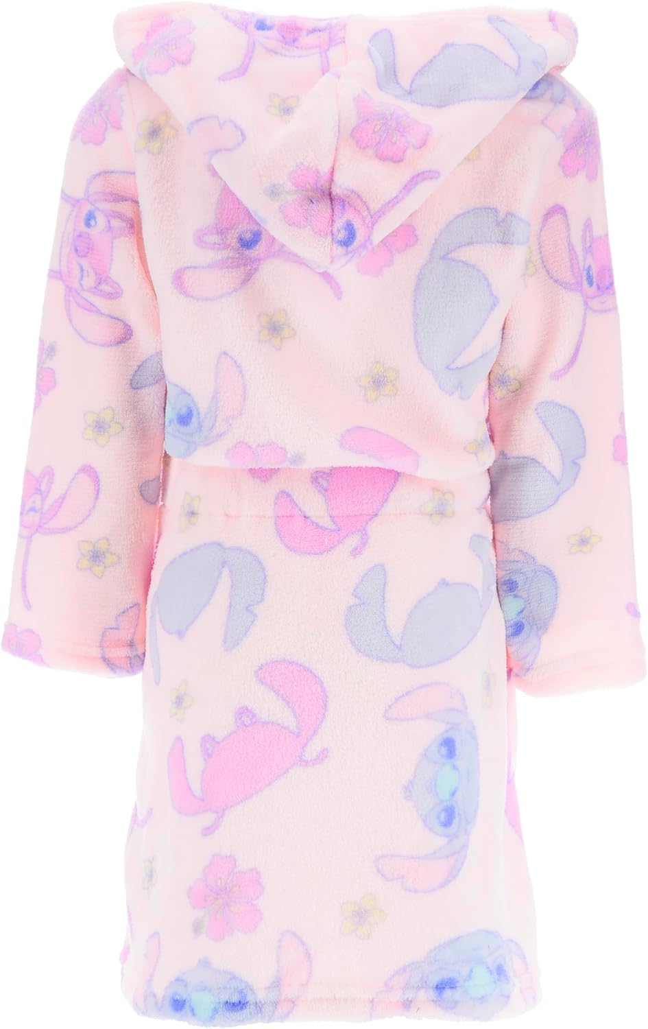 Disney Stitch Bademantel für Mädchen, Warmer und Weicher Fleece Morgenmantel Geschenk für Mädchen, G