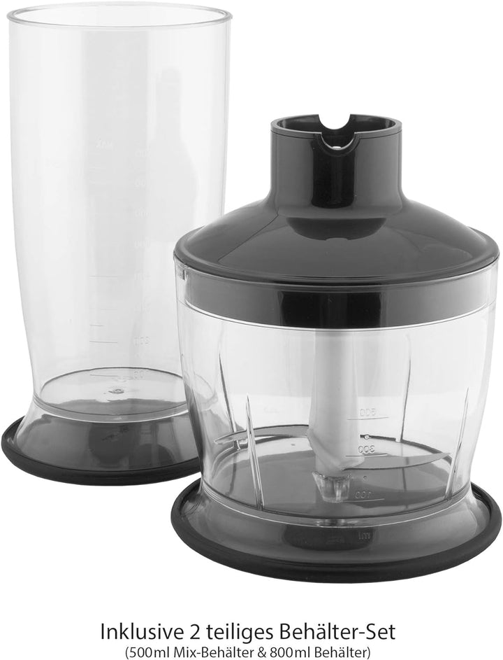 GASTROBACK Design Stabmixer Advanced Pro, D x H: 65 x 400 mm, Schwarz, Blau, Edelstahl