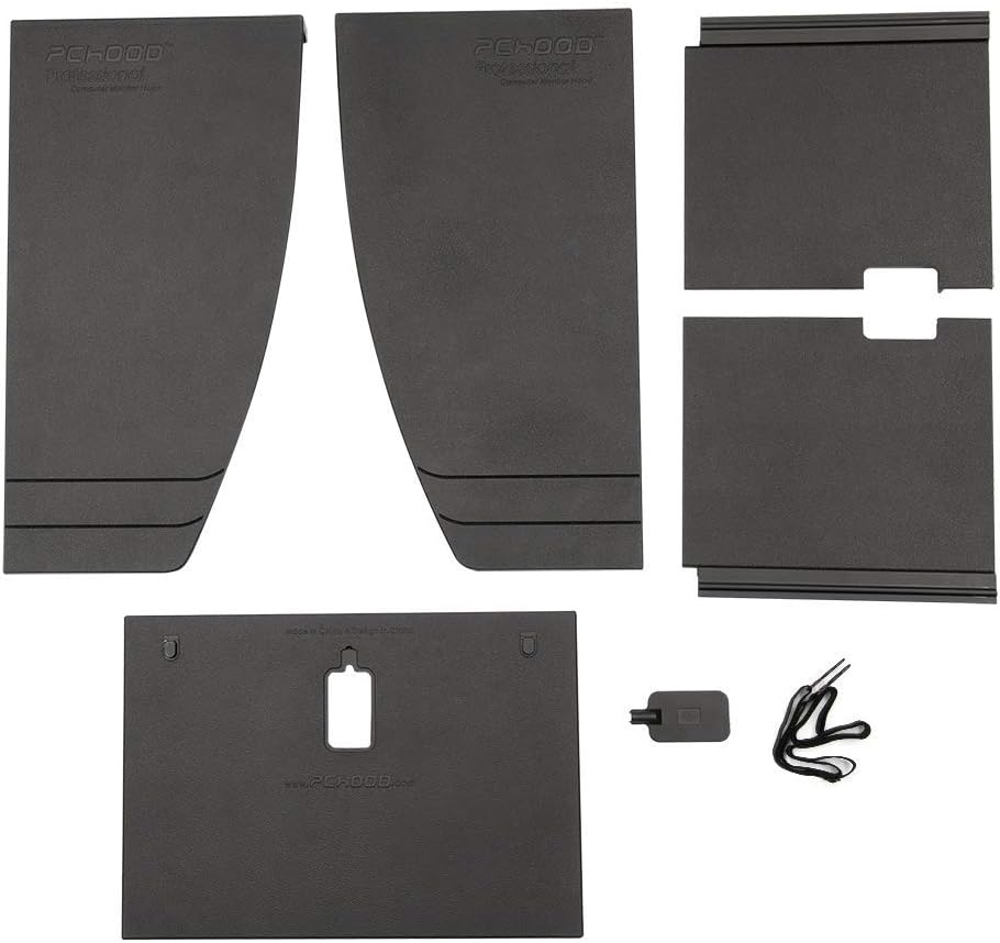 PChOOD Blendschutzhaube für 15-26 inch Monitor Single, Single