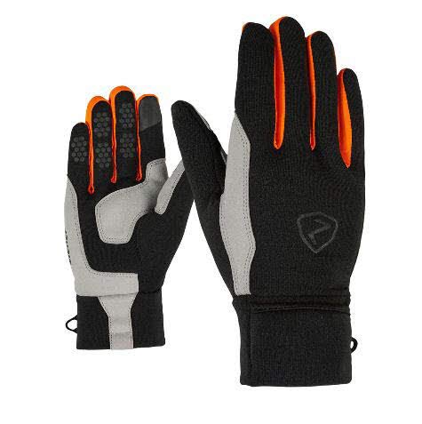 Ziener Herren Gazal Touch Ski-Tour/Outdoor/Bergsport Handschuhe | Winddicht, atmungsaktiv Polartec 1
