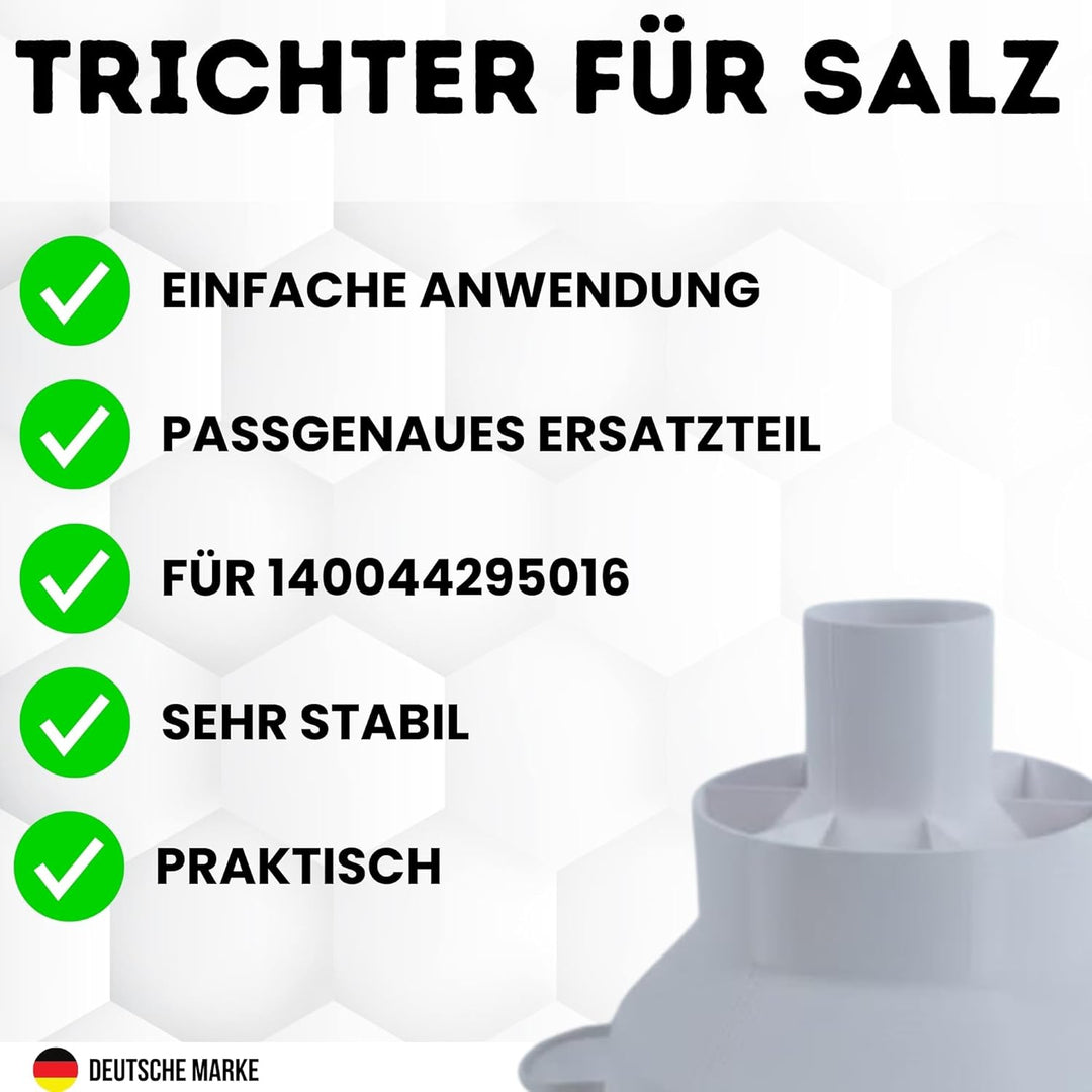 Trichter Spülmaschinensalz 14004429501/6 140044295016 passend für AEG für Electrolux für Juno für Za