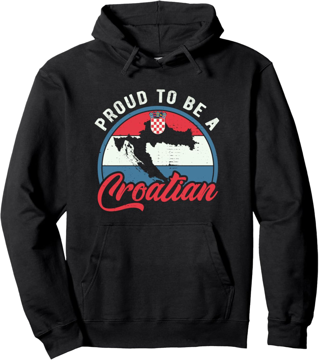 Stolz, ein Kroatier zu sein Pullover Hoodie