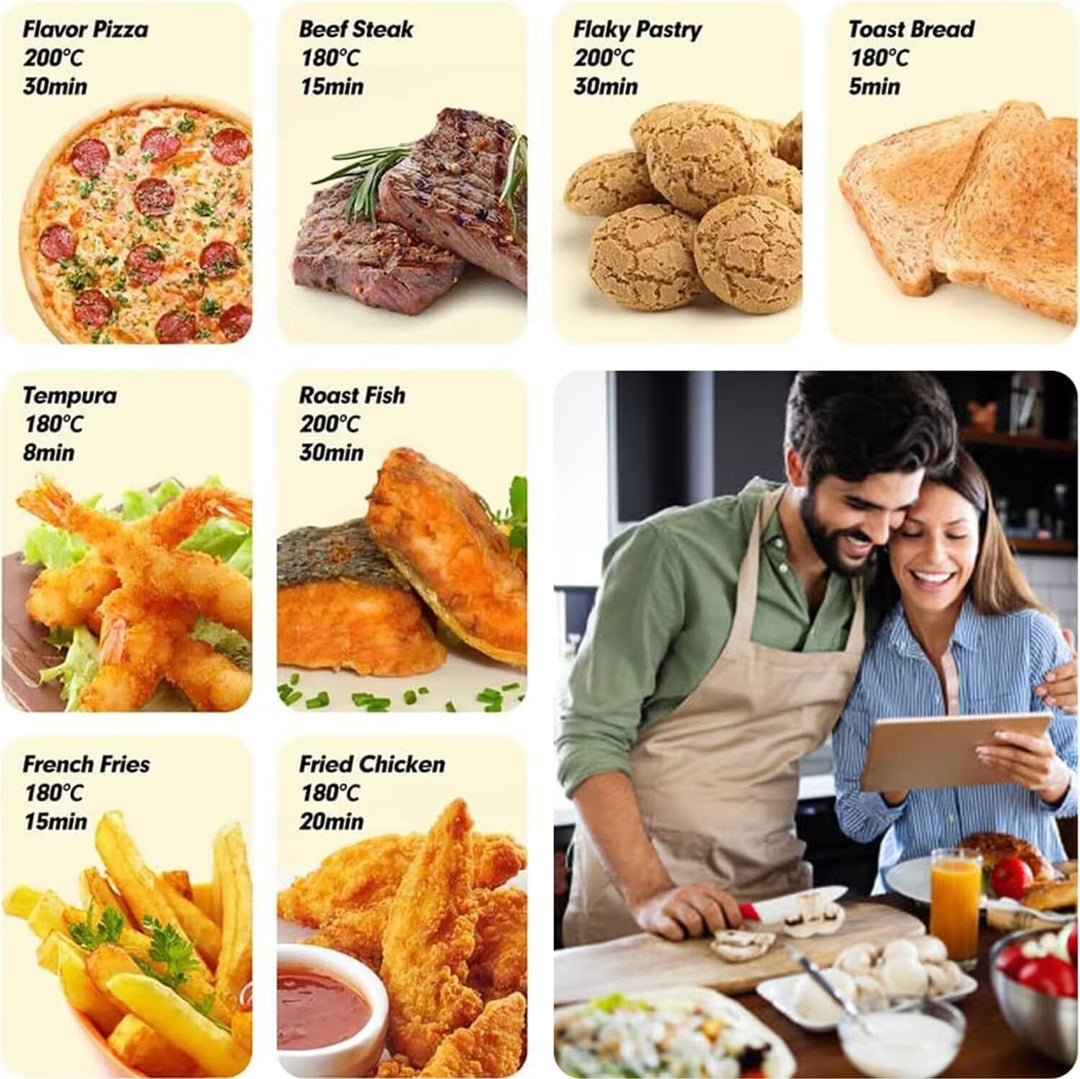 150 Stück Backpapier für Heissluftfritteuse Ninja AF500EU AF500EUCP, Cecotec 9000, 100 Stück Rechtec