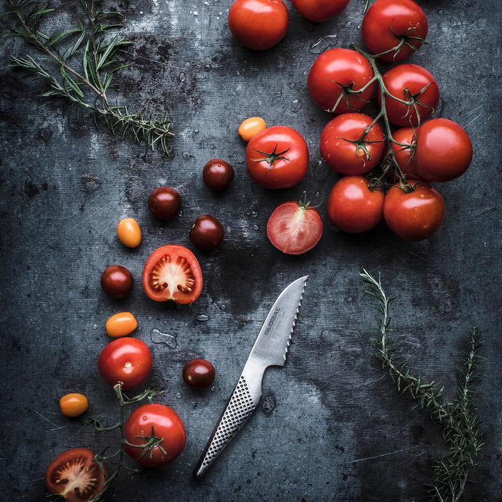 Global GS-9R Zitronen- und Tomatenmesser 8 cm