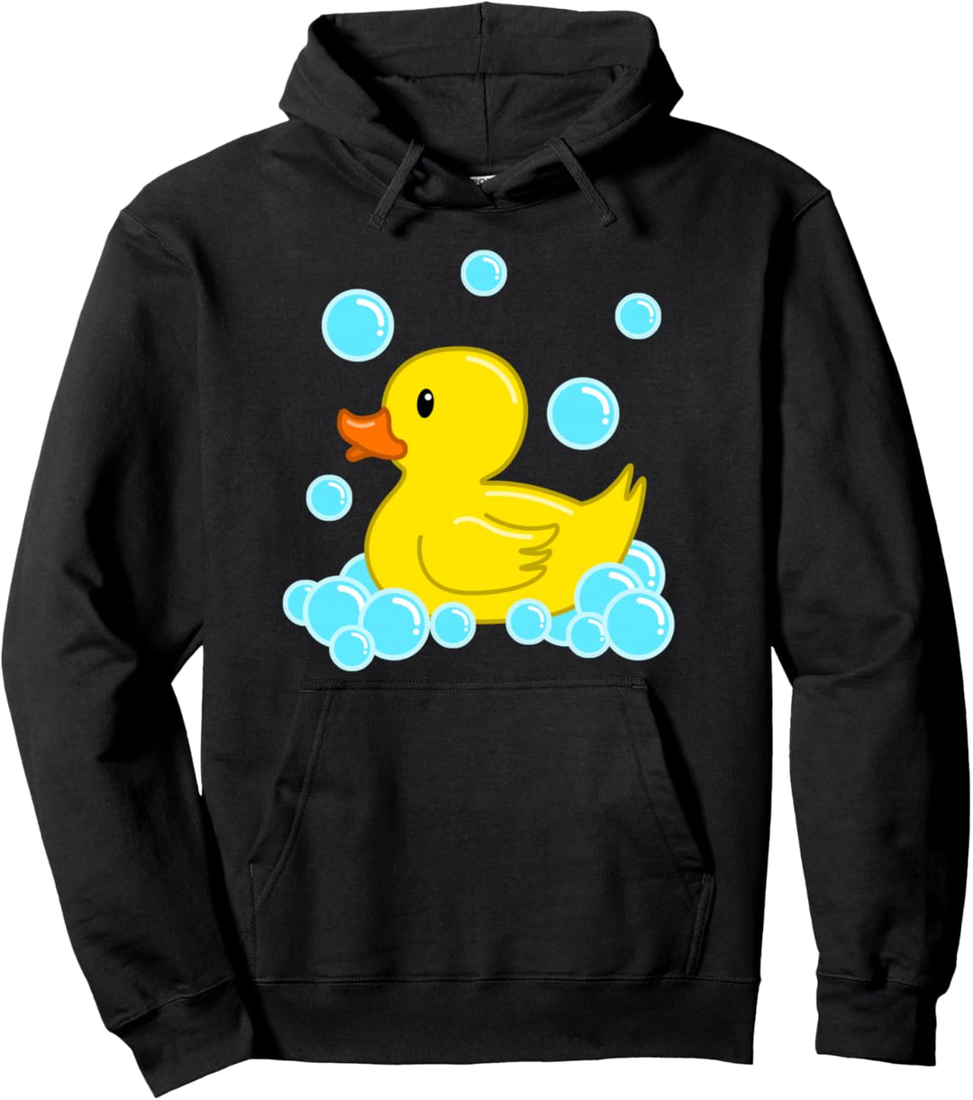 Süsse gelbe Ente | Duckie Badespielzeug | Rubber Duck Pullover Hoodie