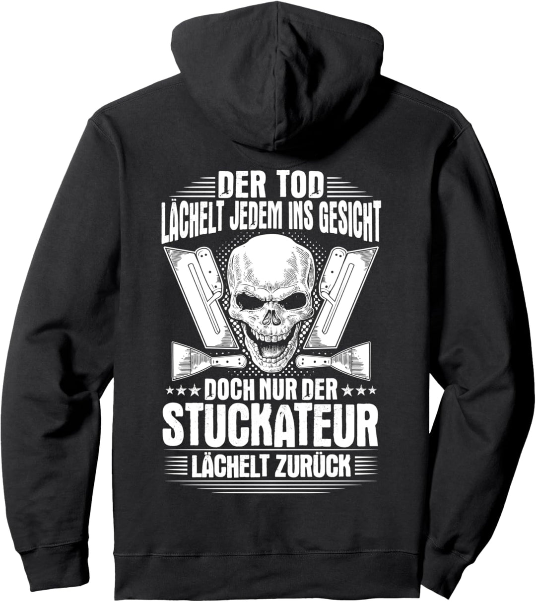 Verputzer Lächeln Gipser Stuckateur Pullover Hoodie