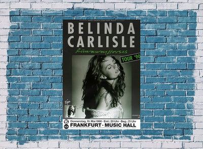 Belinda Carlisle - Runaway Horses, Frankfurt 1990 » Konzertplakat/Premium Poster | Live Konzert Vera