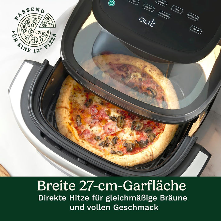 Cuisinart ClearView™ Heissluftfritteuse mit 280°‑Sichtfenster I PFAS‑frei I 8,5‑l Familiengrösse I m