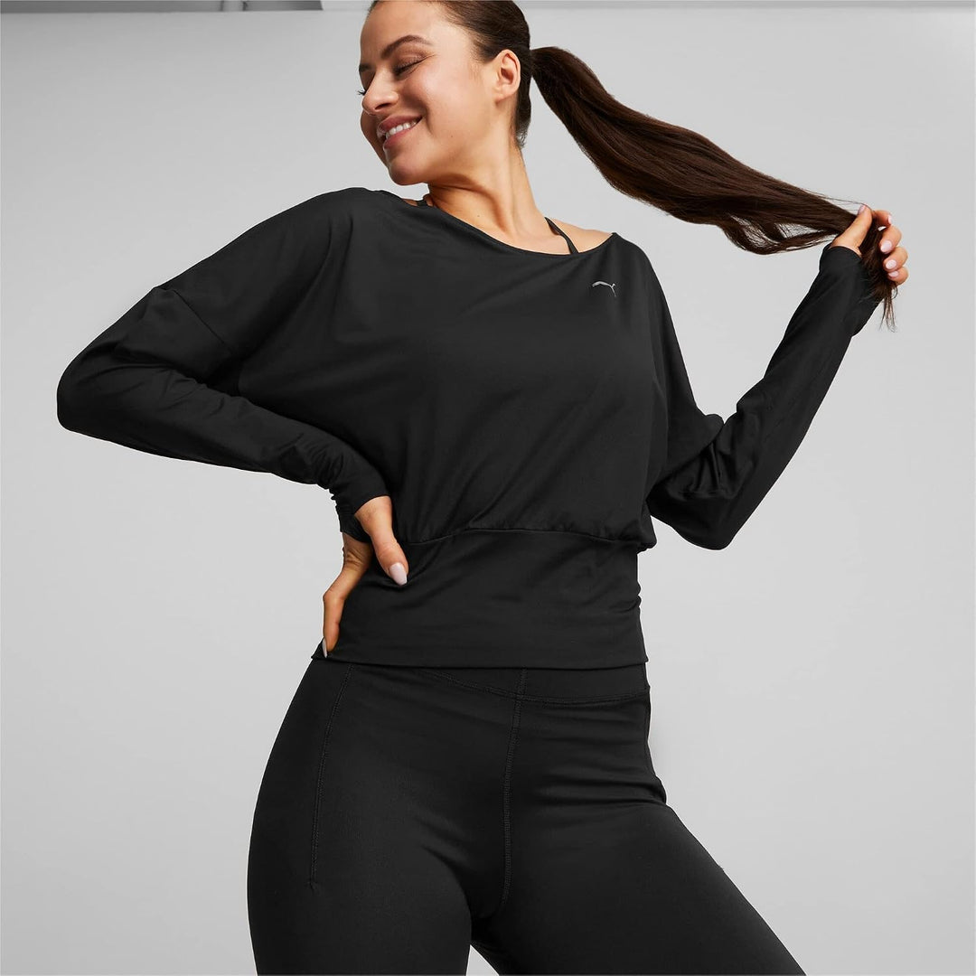 Puma STUDIO YOGINI LITE LONG SL, schwarz(black), Gr. M