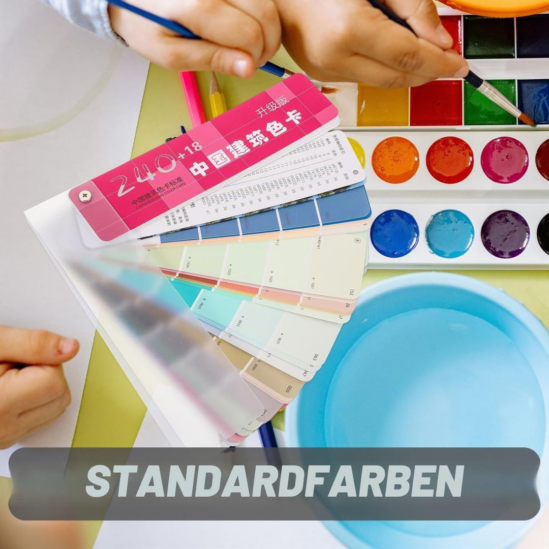 OSALADI Architekturfarbe Farbkarten Standard Lackfarbenblätter Für Farbvergleich Und Farbanpassung T