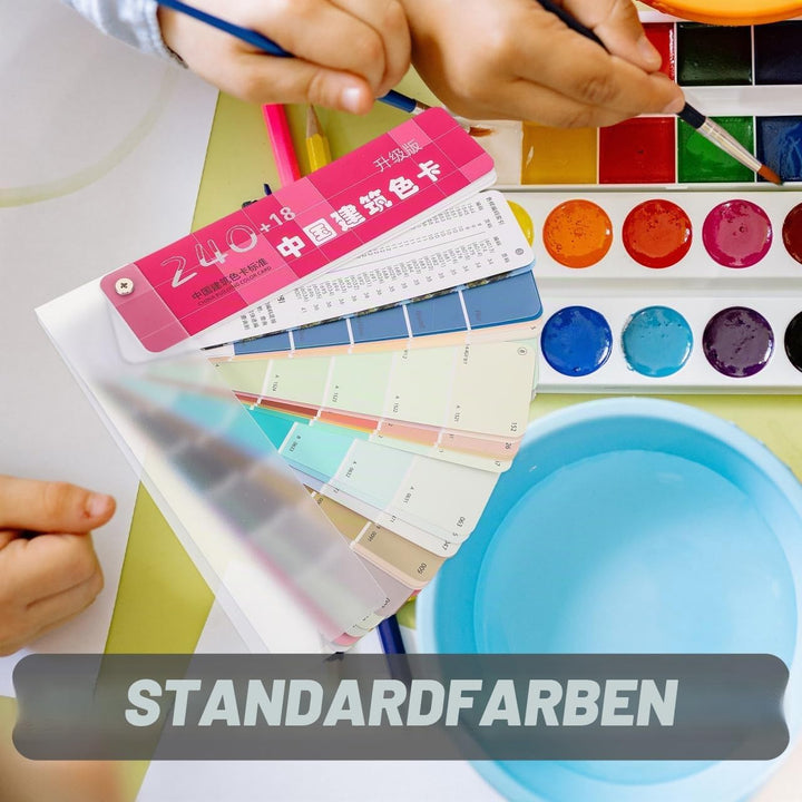 OSALADI Architekturfarbe Farbkarten Standard Lackfarbenblätter Für Farbvergleich Und Farbanpassung T