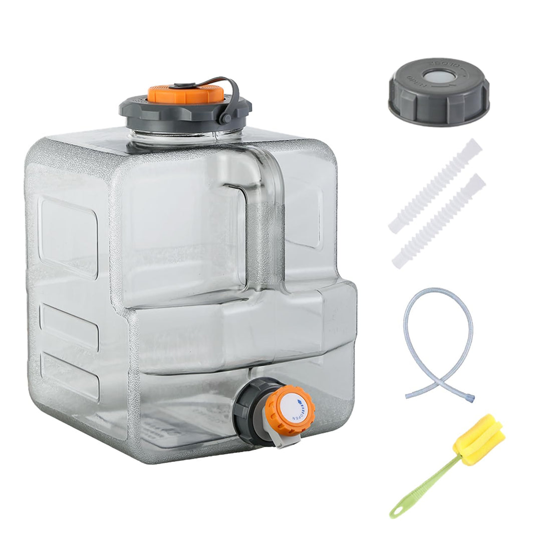 8-20L Wasserbehälter mit Hahn, Camping Wasserkanister kompatibel mit elektrischen Wasserpumpen, Trag