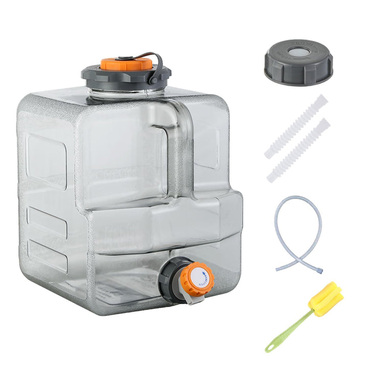 8-20L Wasserbehälter mit Hahn, Camping Wasserkanister kompatibel mit elektrischen Wasserpumpen, Trag