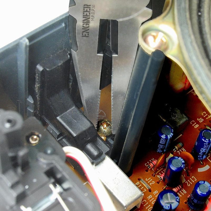 Spitzzange 193mm Schraubenausdrehzange mit vertikalen Rillen zum schnellen Lösen beschädigter Schrau