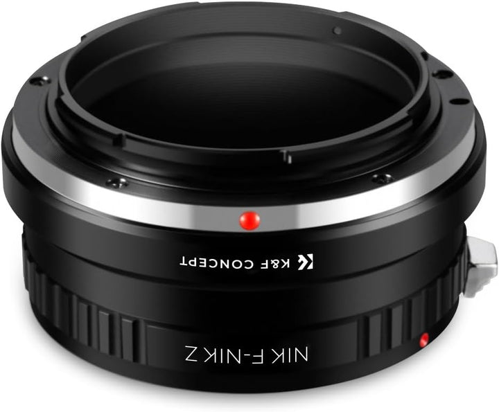 K&F Concept NIK-NIK Z Bajonettadapter Objektiv Ring für Nikon F Objektiv auf Nikon Z 7 und Nikon Z 6