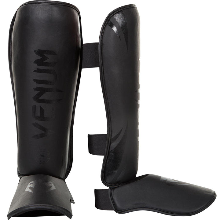 Venum Erwachsene Schienbeinshoner Challenger 2.0 XL Schwarz/Schwarz, XL Schwarz/Schwarz