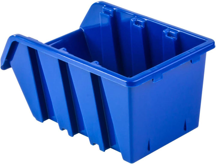 PAFEN Set 20 x Stapelboxen NP4 blau Lagerboxen Sortierboxen