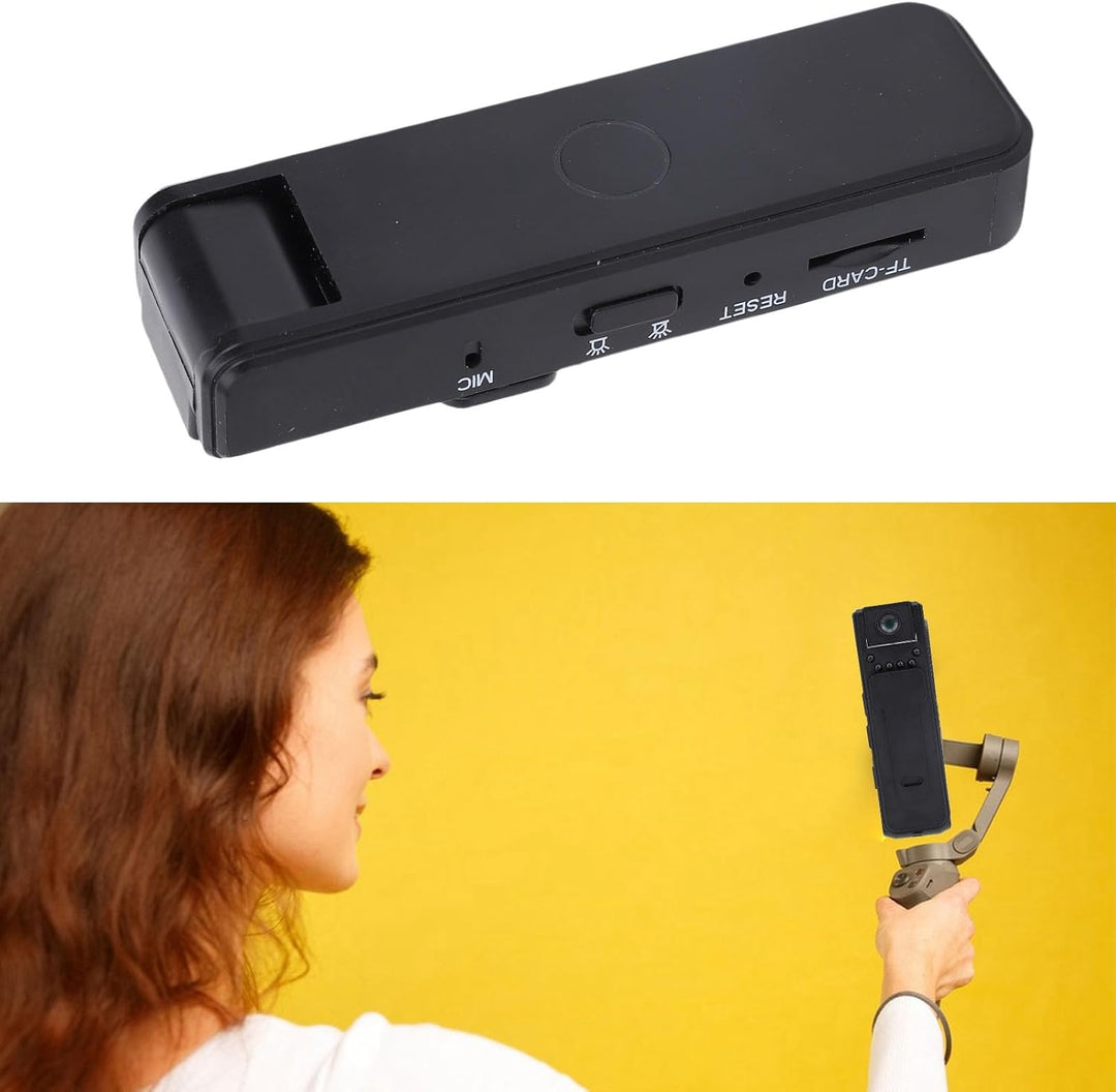 Kamera, 1080P HD Tasche Videokamera, 180° drehbares Objektiv, Anti Shake wasserdichte tragbare Actio