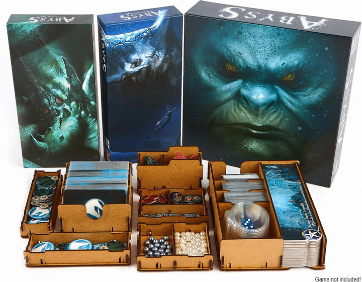 docsmagic.de Organizer Insert for Abyss Board Game Box - Einsatz, Abyss