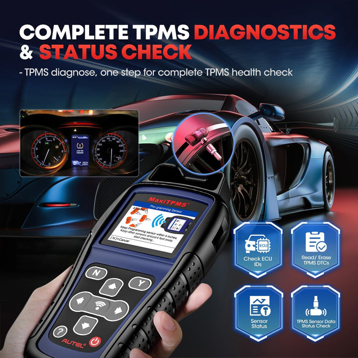 Autel MaxiTPMS TS501 TPMS Tool OBD2 Reifen Druck Monitor System Diagnosegerät für TPMS Sensoren Akti