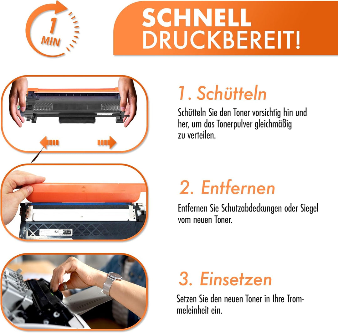 Bubprint TN2510 XL TN2510XL Kompatibel als Ersatz für Brother TN2510 Toner TN-2510XL für Brother HL-