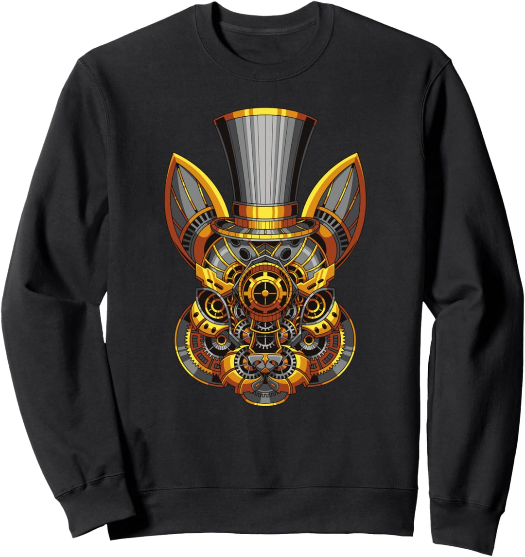 Steampunk Hase Rabbit Steampunk Mittelalter Sweatshirt