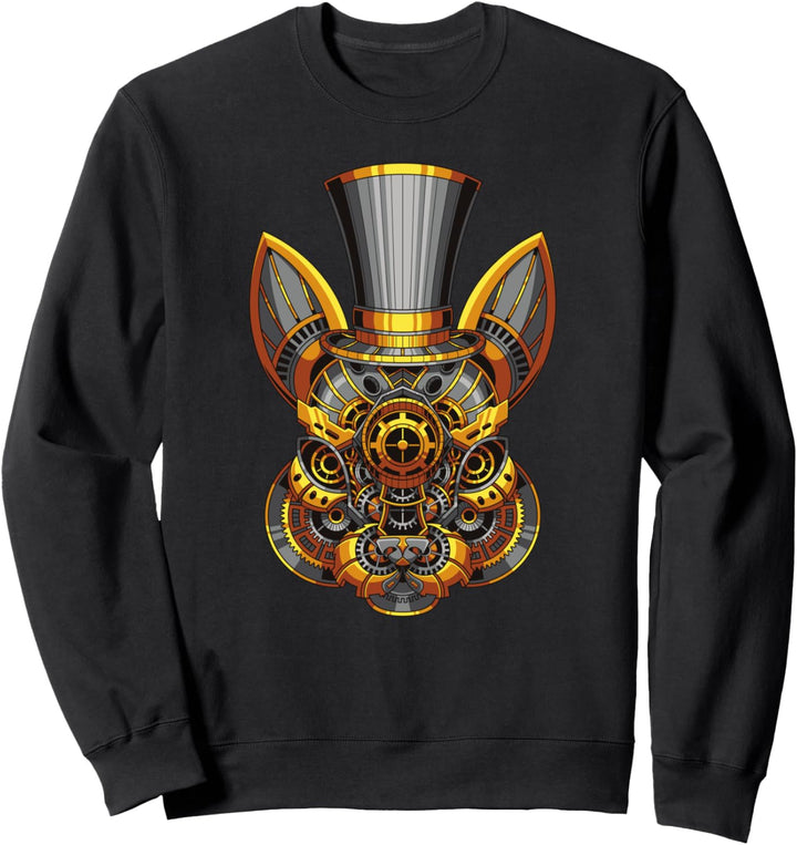 Steampunk Hase Rabbit Steampunk Mittelalter Sweatshirt