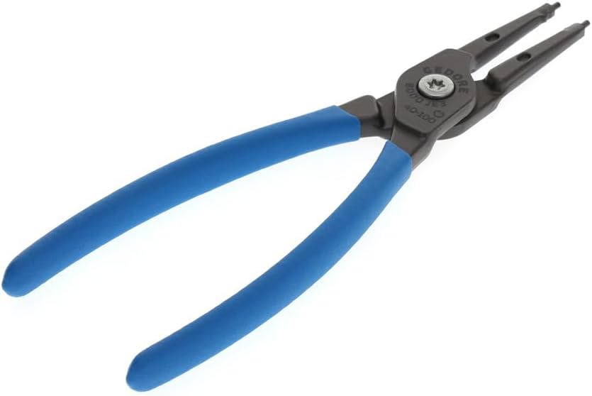 GEDORE Montagezange für Sicherungsring innen, Verwindungshemmend, gerade Backen, Spitzen-Ø: 2,3 mm,