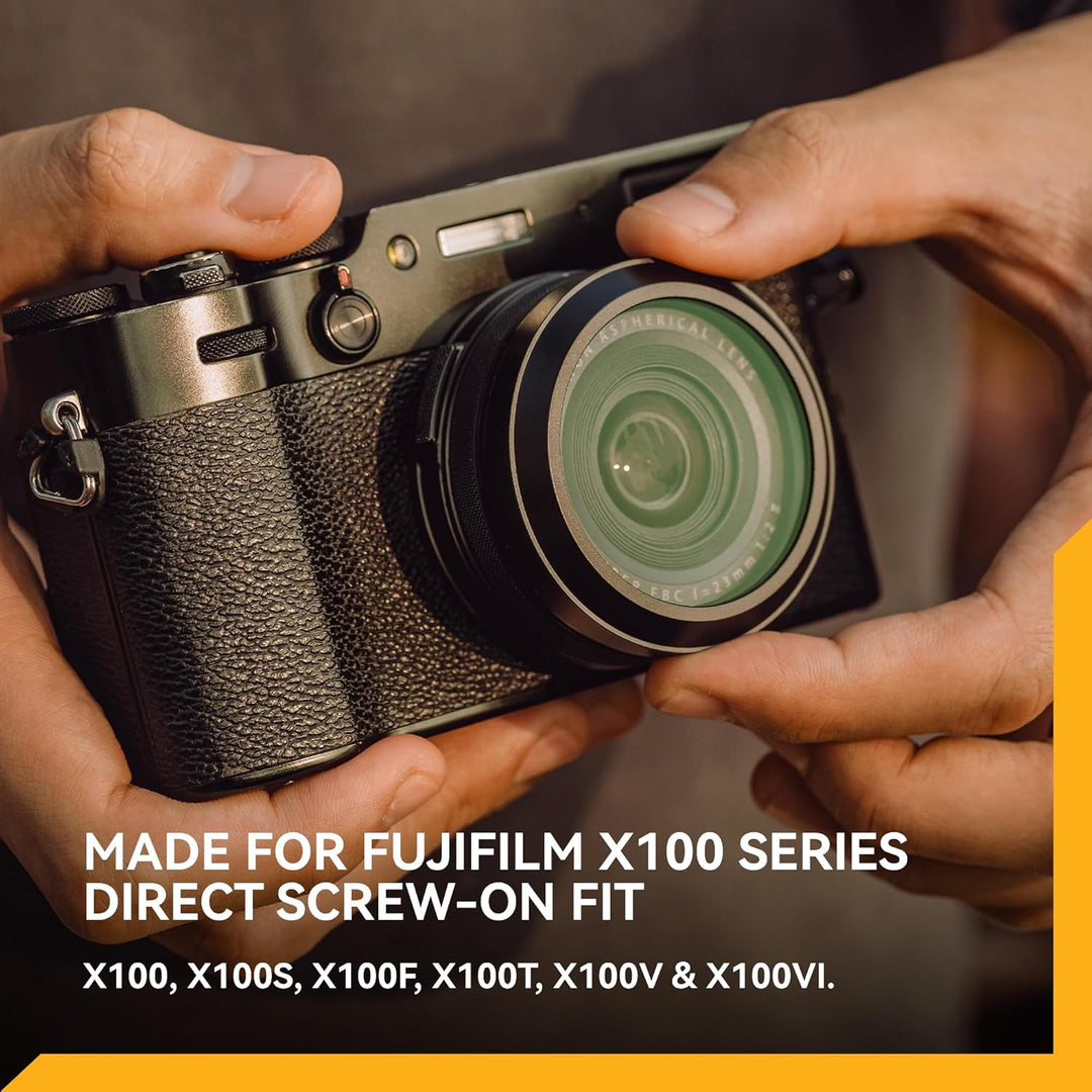 NiSi HDF 1/2 Highlight Diffusionsfilter für Fujifilm X100VI, X100V, X100T, X100F, X100S, X100 - Schw