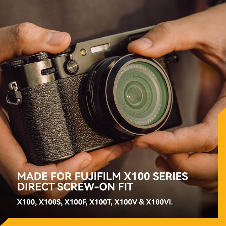 NiSi HDF 1/2 Highlight Diffusionsfilter für Fujifilm X100VI, X100V, X100T, X100F, X100S, X100 - Schw