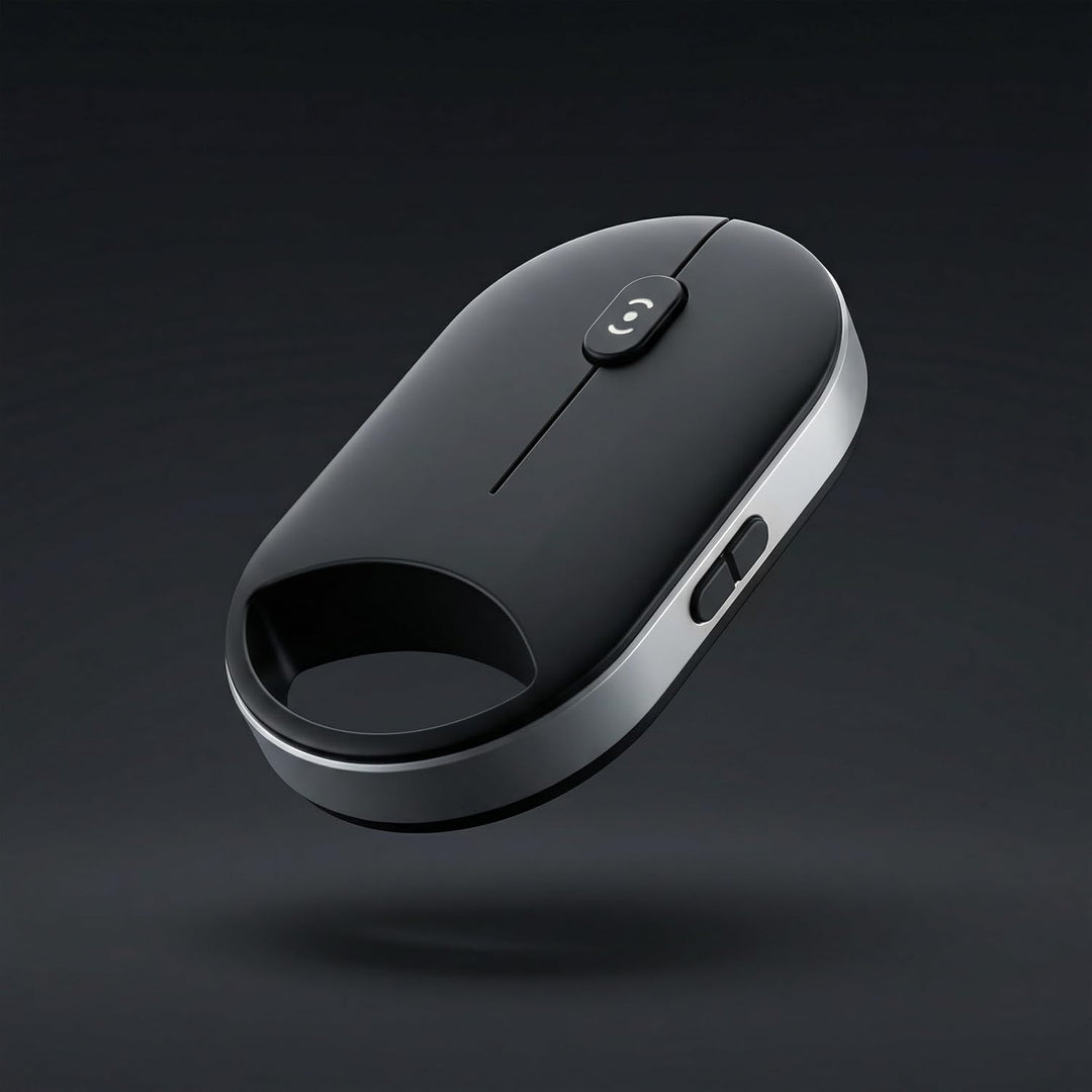 CSL - Wireless Maus mini Format – kabellos Bluetooth/Funk 2,4 GHz – Koppelung mit Zwei Geräten zugle