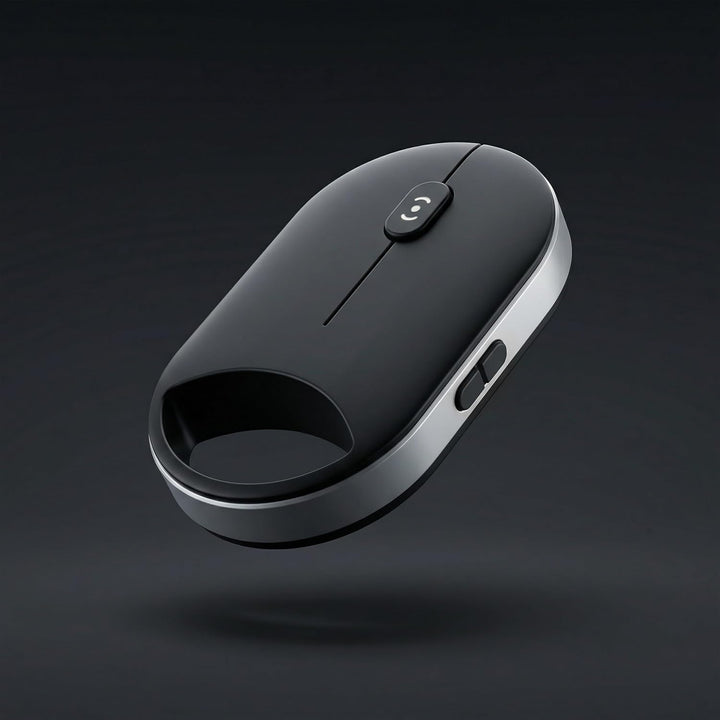 CSL - Wireless Maus mini Format – kabellos Bluetooth/Funk 2,4 GHz – Koppelung mit Zwei Geräten zugle