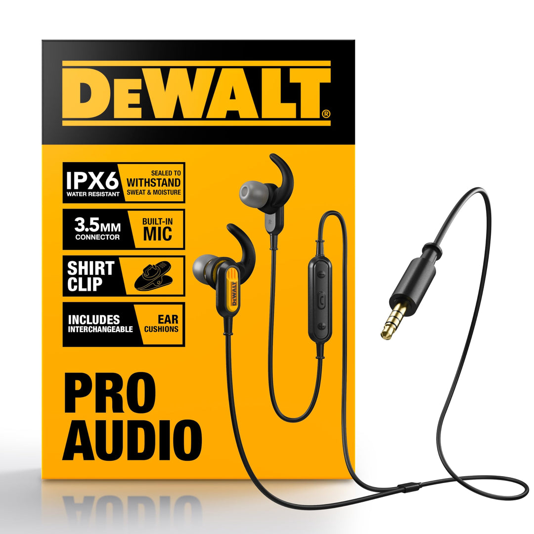 DEWALT Jobsite Earphones