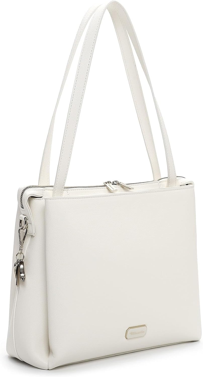 Tamaris Shopper TAS Katharina 34235 Damen Handtaschen Uni Weiss M, Weiss M
