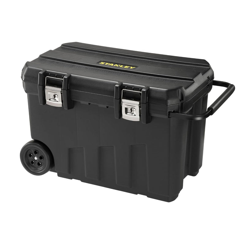 Stanley Werkzeugbox (76,8 x 49 x 47,6 cm, mobile Box für Werkzeuge, hohes Volumen von 90l, Werkzeuga