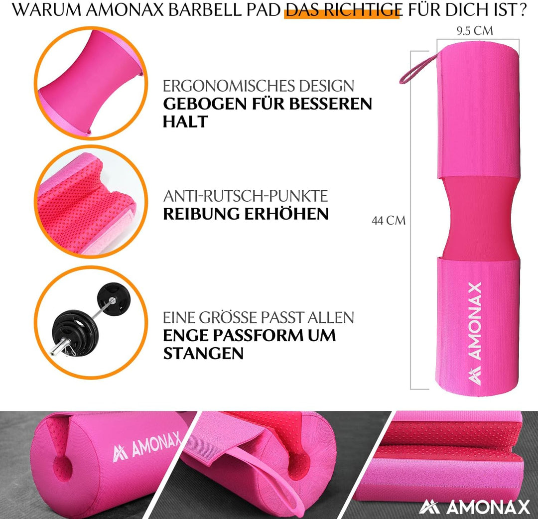 Amonax langhantel polster, extra dicke nackenpolster langhantel- Barbell Pad nackenschutz für hip th
