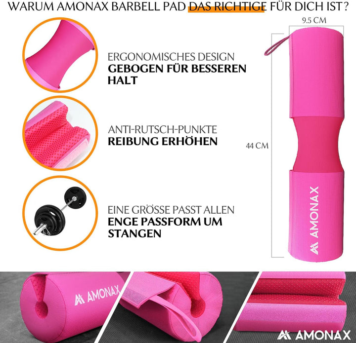Amonax langhantel polster, extra dicke nackenpolster langhantel- Barbell Pad nackenschutz für hip th