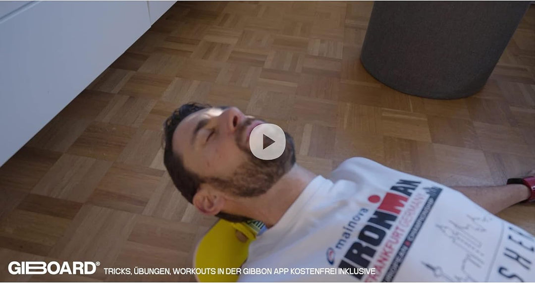 GIBOARD-SET BONZO CLASSIC - Innovatives Balance Board | Freestyle-Workout | hochwertiges Buchenholz