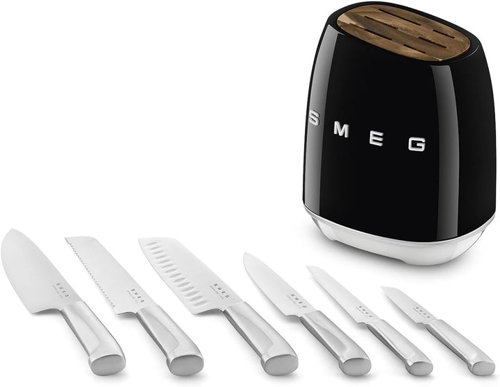 Smeg, Messerblock, KBSF02BL, Schwarz