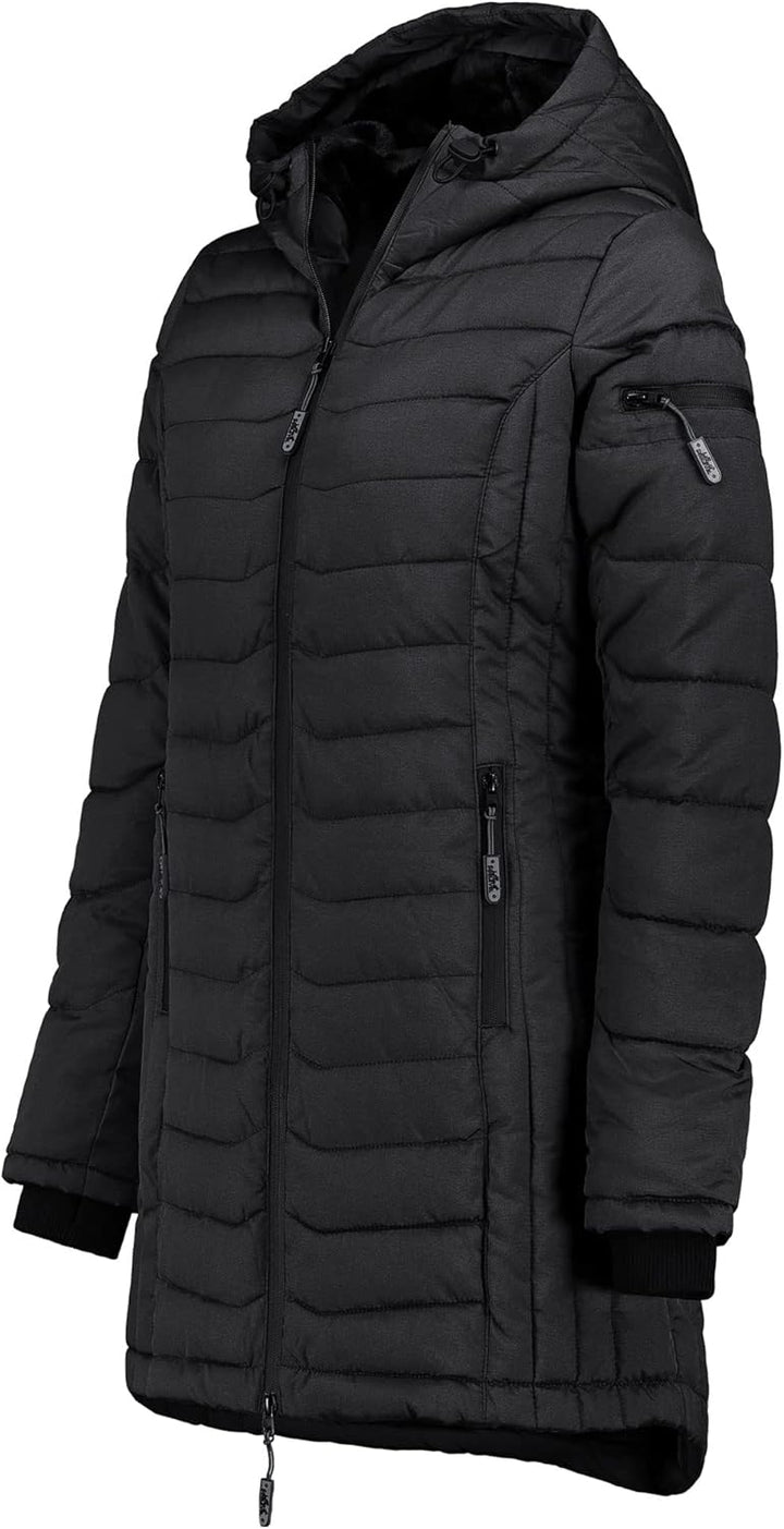 Sublevel Damen Übergangs Jacke Herbst Winter Outdoorjacke mit Kapuze sportlicher Damen Mädchen Parka