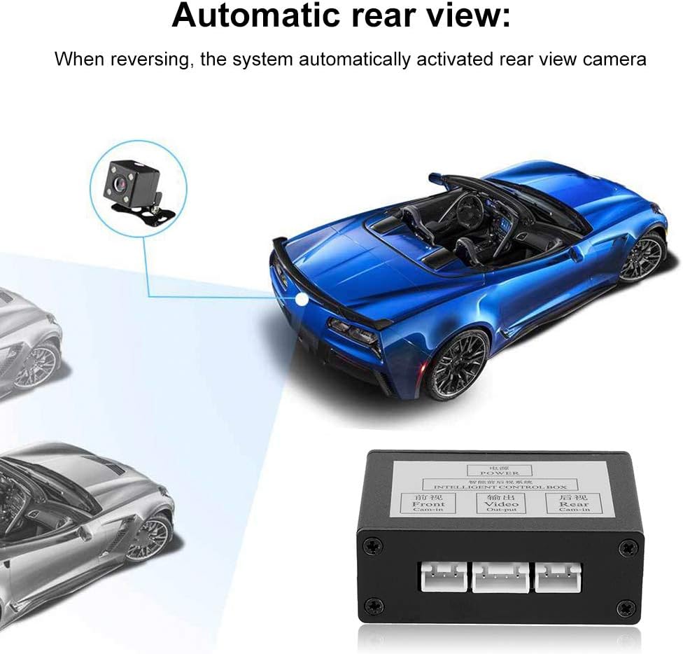 Smart Car Parking Camera Converter Switcher Vordere Rückansicht Video Switch Channel Control Box Ada