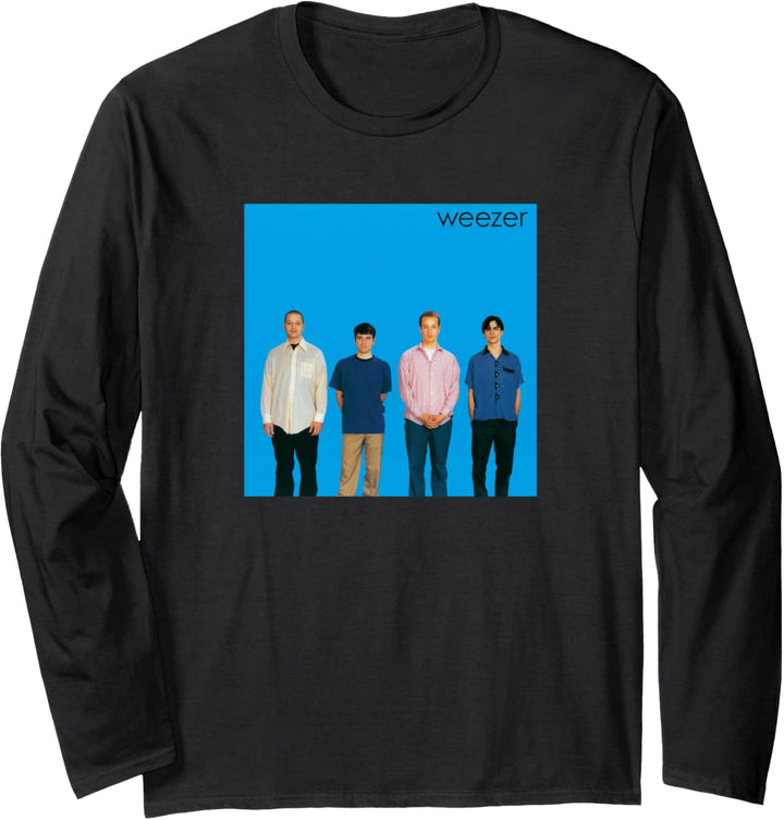 Weezer Albumeinband, Blau Langarmshirt