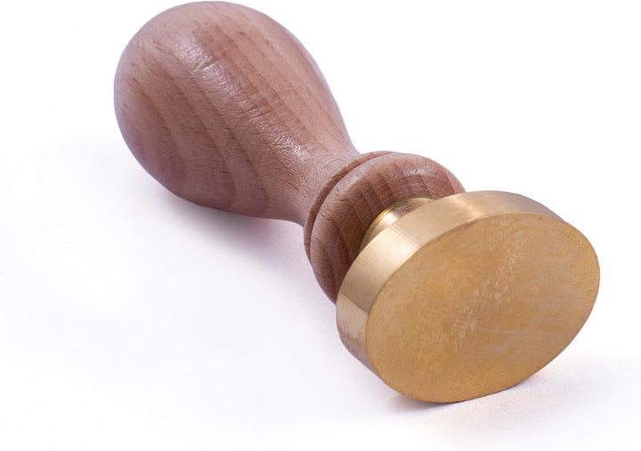 Siegelstempel mit Initialen - oval - 40x30mm