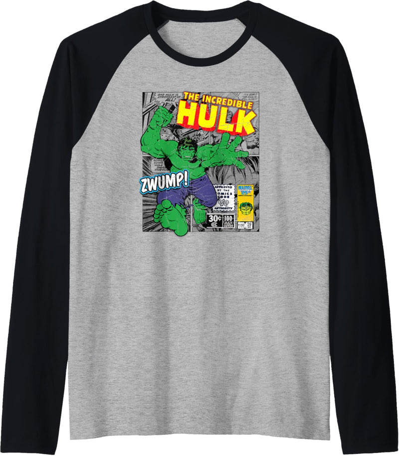 Marvel Hulk The Strongest of All Raglan