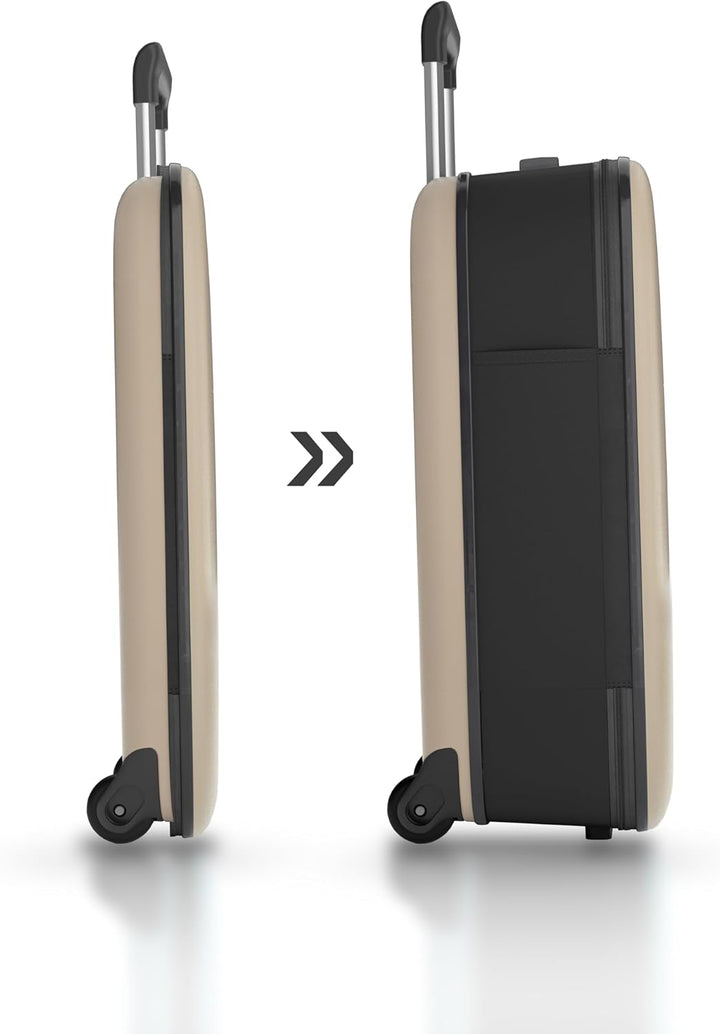 Rollink Vega II Reisekoffer, Trolley - Das Original mit innovativer Falttechnologie (Patent Pending)