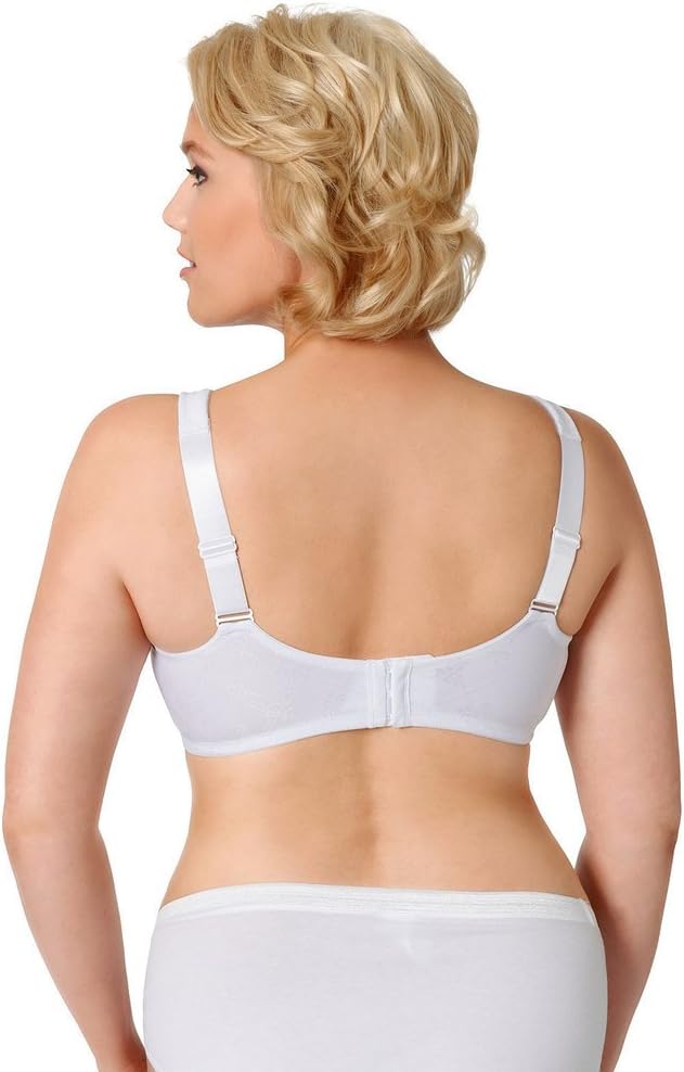 Ulla Popken Damen Entlastungs, Bügel, Strassanhänger, Cup C-G BH 100F Weiss, 100F Weiss